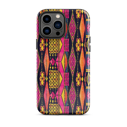 Ghanaian Kente Cloth Tough MagSafe iPhone® Case - The Global Wanderer