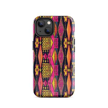 Ghanaian Kente Cloth Tough MagSafe iPhone® Case - The Global Wanderer