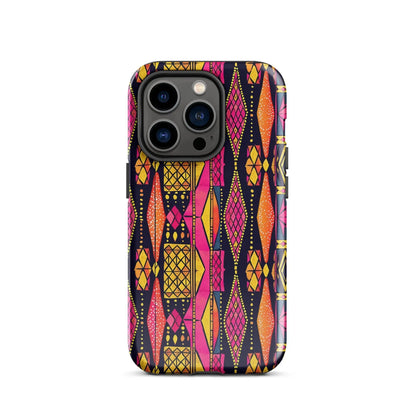 Ghanaian Kente Cloth Tough MagSafe iPhone® Case - The Global Wanderer