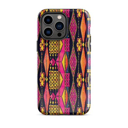 Ghanaian Kente Cloth Tough MagSafe iPhone® Case - The Global Wanderer