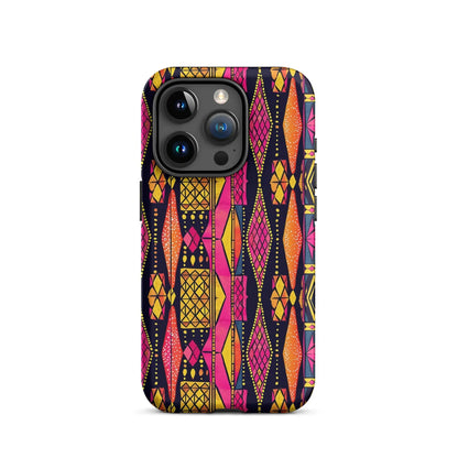 Ghanaian Kente Cloth Tough MagSafe iPhone® Case - The Global Wanderer