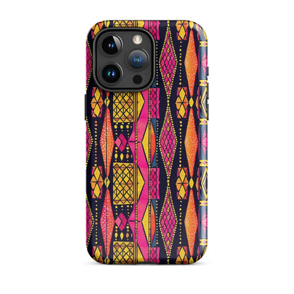 Ghanaian Kente Cloth Tough MagSafe iPhone® Case - The Global Wanderer