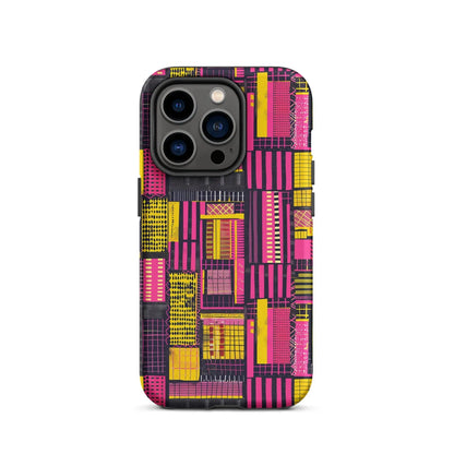 Ghanaian Kente Cloth Tough MagSafe iPhone® Case - The Global Wanderer