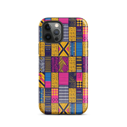 Ghanaian Kente Cloth Tough MagSafe iPhone® Case - The Global Wanderer