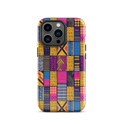 Ghanaian Kente Cloth Tough MagSafe iPhone® Case - The Global Wanderer