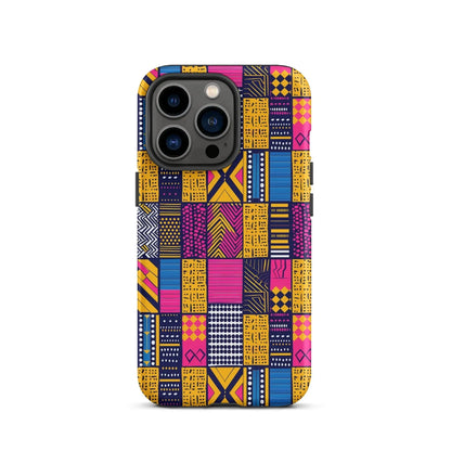 Ghanaian Kente Cloth Tough MagSafe iPhone® Case - The Global Wanderer