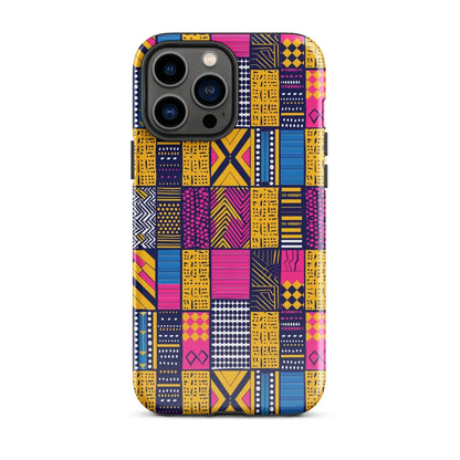 Ghanaian Kente Cloth Tough MagSafe iPhone® Case - The Global Wanderer