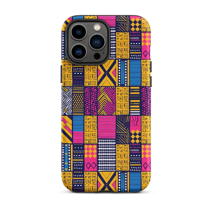 Ghanaian Kente Cloth Tough MagSafe iPhone® Case - The Global Wanderer