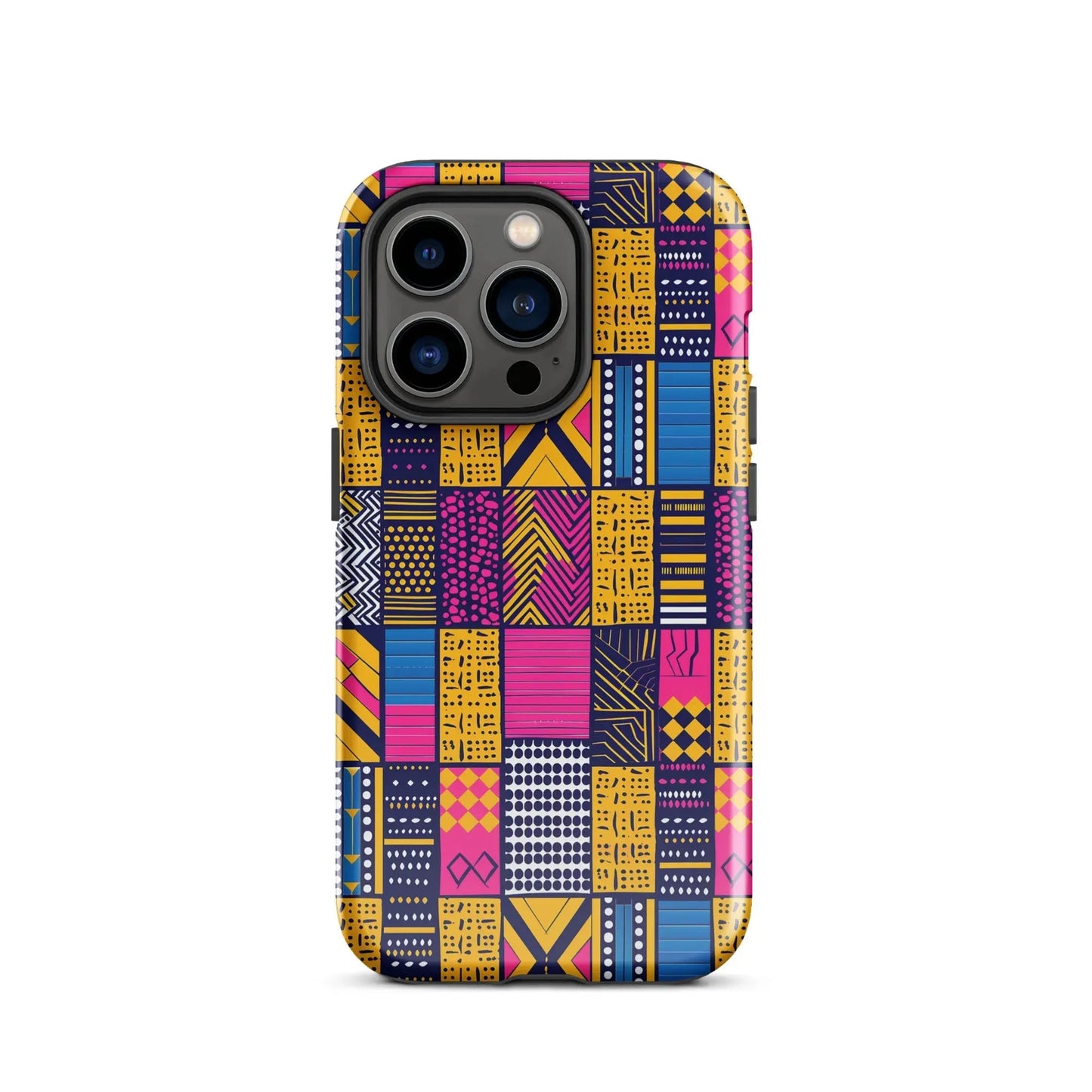 Ghanaian Kente Cloth Tough MagSafe iPhone® Case - The Global Wanderer