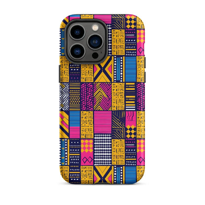 Ghanaian Kente Cloth Tough MagSafe iPhone® Case - The Global Wanderer