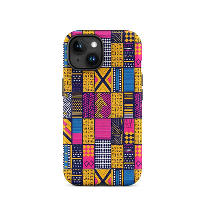 Ghanaian Kente Cloth Tough MagSafe iPhone® Case - The Global Wanderer