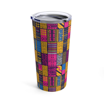 Ghanaian Kente Cloth Tumbler - The Global Wanderer