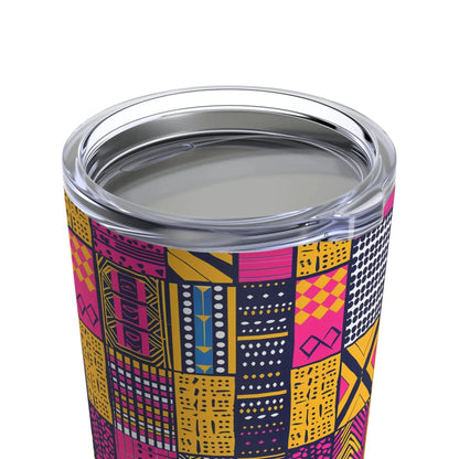 Ghanaian Kente Cloth Tumbler - The Global Wanderer