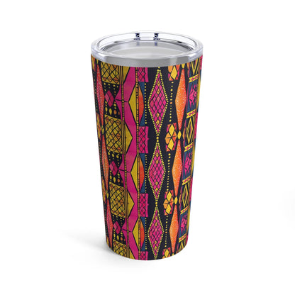 Ghanaian Kente Cloth Tumbler - The Global Wanderer