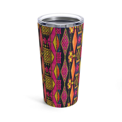 Ghanaian Kente Cloth Tumbler - The Global Wanderer