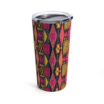 Ghanaian Kente Cloth Tumbler - The Global Wanderer