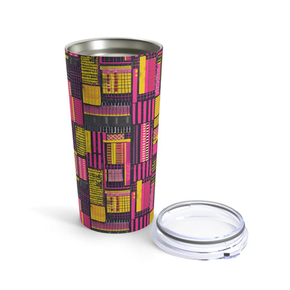 Ghanaian Kente Cloth Tumbler - The Global Wanderer