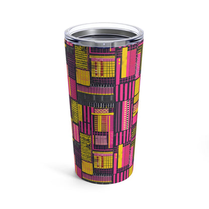 Ghanaian Kente Cloth Tumbler - The Global Wanderer