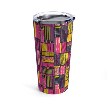 Ghanaian Kente Cloth Tumbler - The Global Wanderer