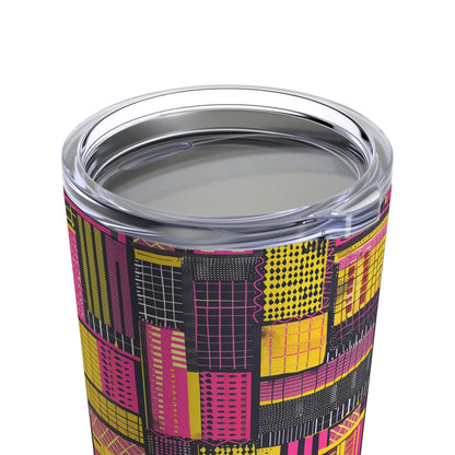 Ghanaian Kente Cloth Tumbler - The Global Wanderer