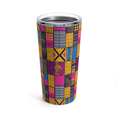 Ghanaian Kente Cloth Tumbler - The Global Wanderer