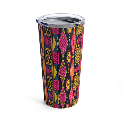 Ghanaian Kente Cloth Tumbler - The Global Wanderer