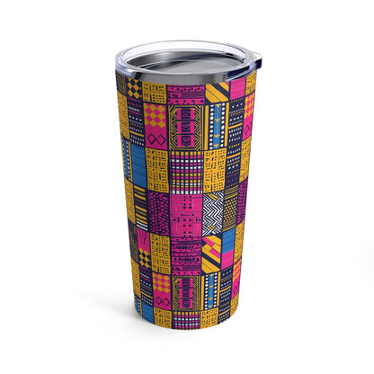 Ghanaian Kente Cloth Tumbler - The Global Wanderer