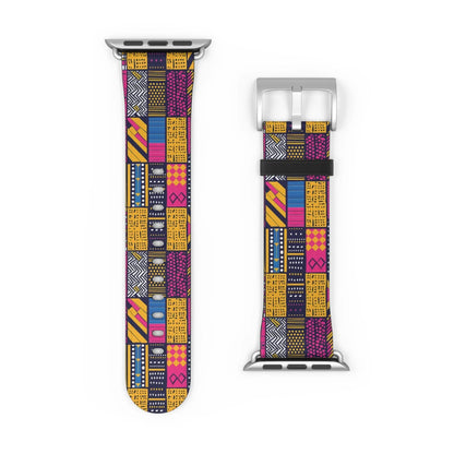 Ghanaian Kente Cloth Watch Band - The Global Wanderer