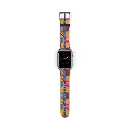 Ghanaian Kente Cloth Watch Band - The Global Wanderer