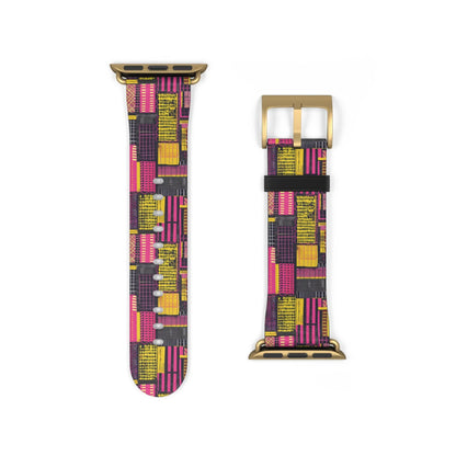 Ghanaian Kente Cloth Watch Band - The Global Wanderer