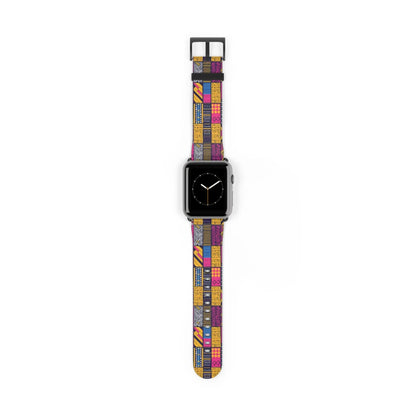 Ghanaian Kente Cloth Watch Band - The Global Wanderer