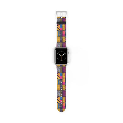 Ghanaian Kente Cloth Watch Band - The Global Wanderer