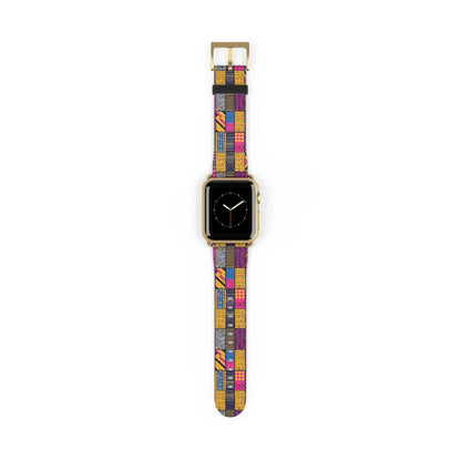 Ghanaian Kente Cloth Watch Band - The Global Wanderer