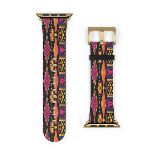 Ghanaian Kente Cloth Watch Band - The Global Wanderer