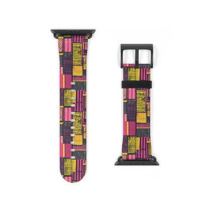 Ghanaian Kente Cloth Watch Band - The Global Wanderer