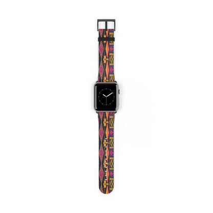 Ghanaian Kente Cloth Watch Band - The Global Wanderer