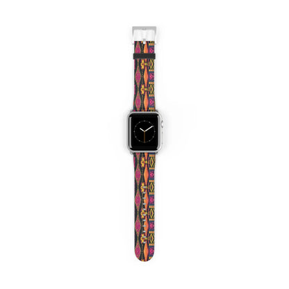 Ghanaian Kente Cloth Watch Band - The Global Wanderer