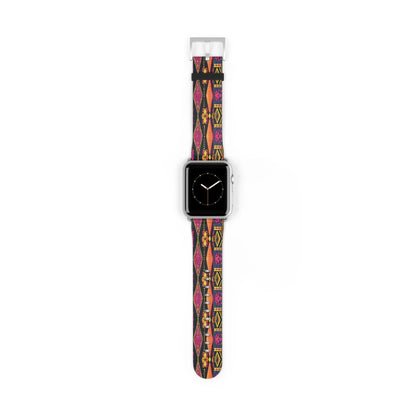 Ghanaian Kente Cloth Watch Band - The Global Wanderer