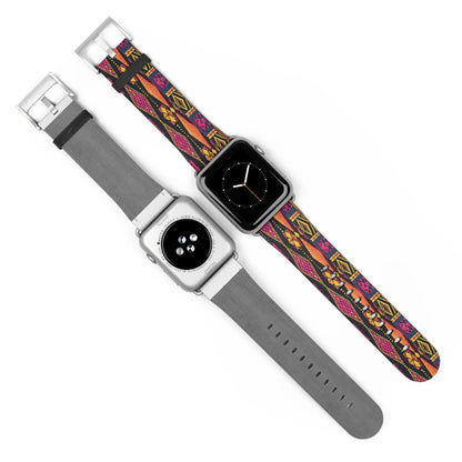 Ghanaian Kente Cloth Watch Band - The Global Wanderer