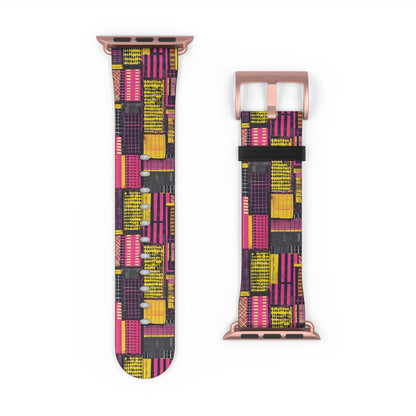 Ghanaian Kente Cloth Watch Band - The Global Wanderer