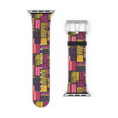 Ghanaian Kente Cloth Watch Band - The Global Wanderer