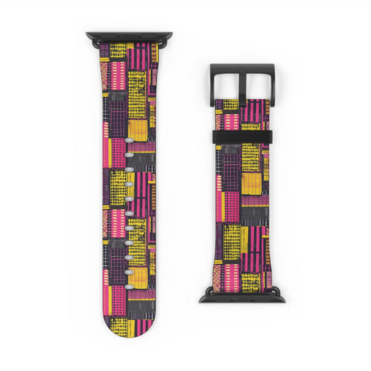 Ghanaian Kente Cloth Watch Band - The Global Wanderer