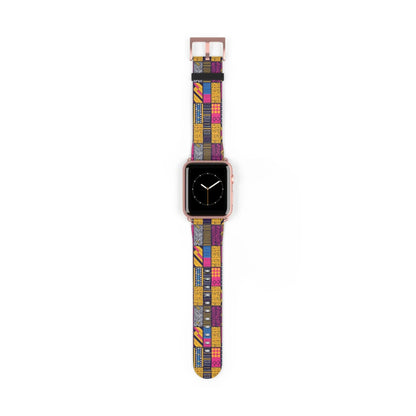 Ghanaian Kente Cloth Watch Band - The Global Wanderer