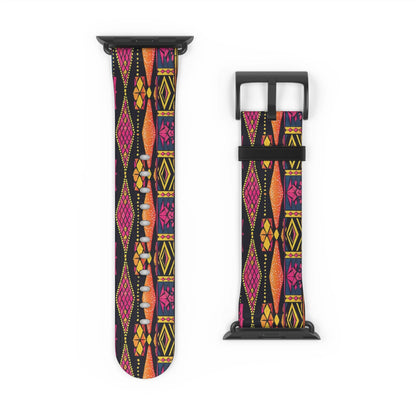 Ghanaian Kente Cloth Watch Band - The Global Wanderer