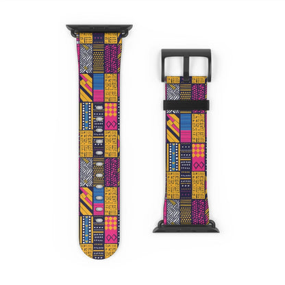 Ghanaian Kente Cloth Watch Band - The Global Wanderer