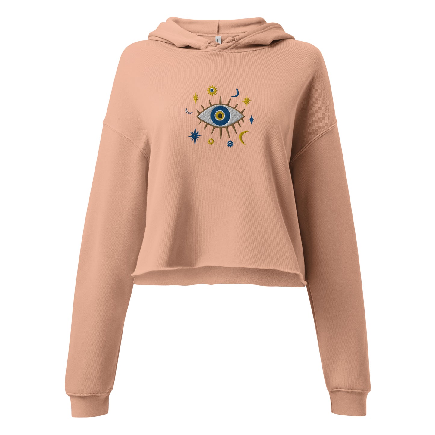 Greek Evil Eye Embroidered Hoodie - The Global Wanderer