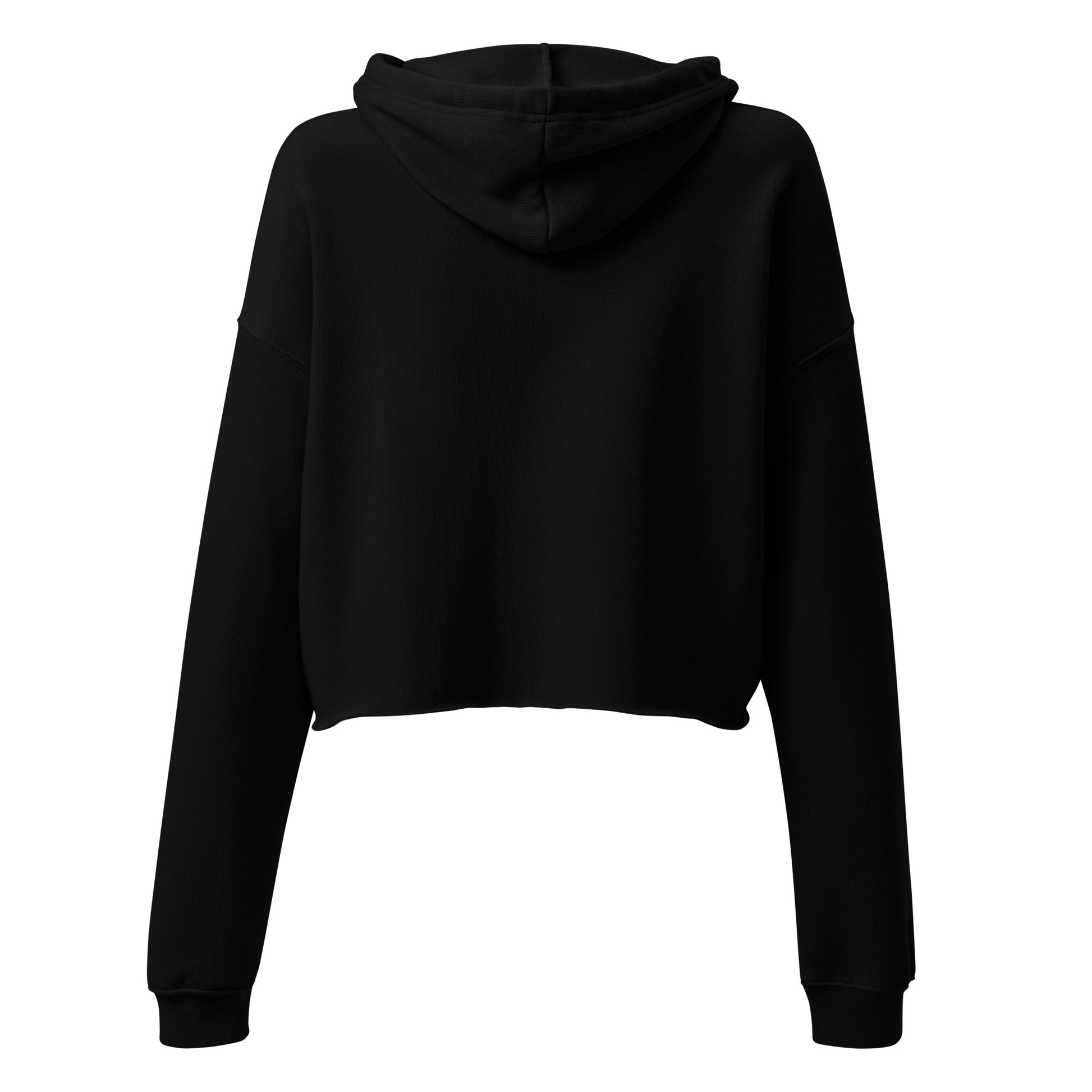 Greek Evil Eye Embroidered Cropped Hoodie - The Global Wanderer