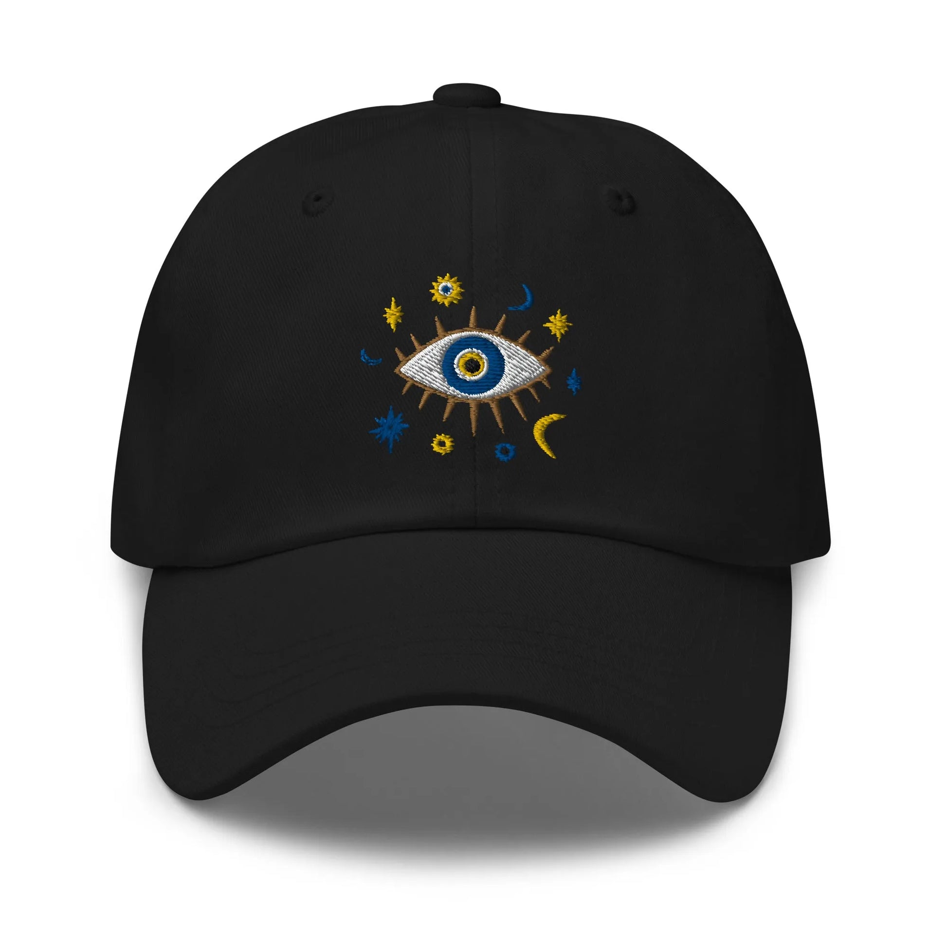 Greek Evil Eye Embroidered Dad Hat - The Global Wanderer