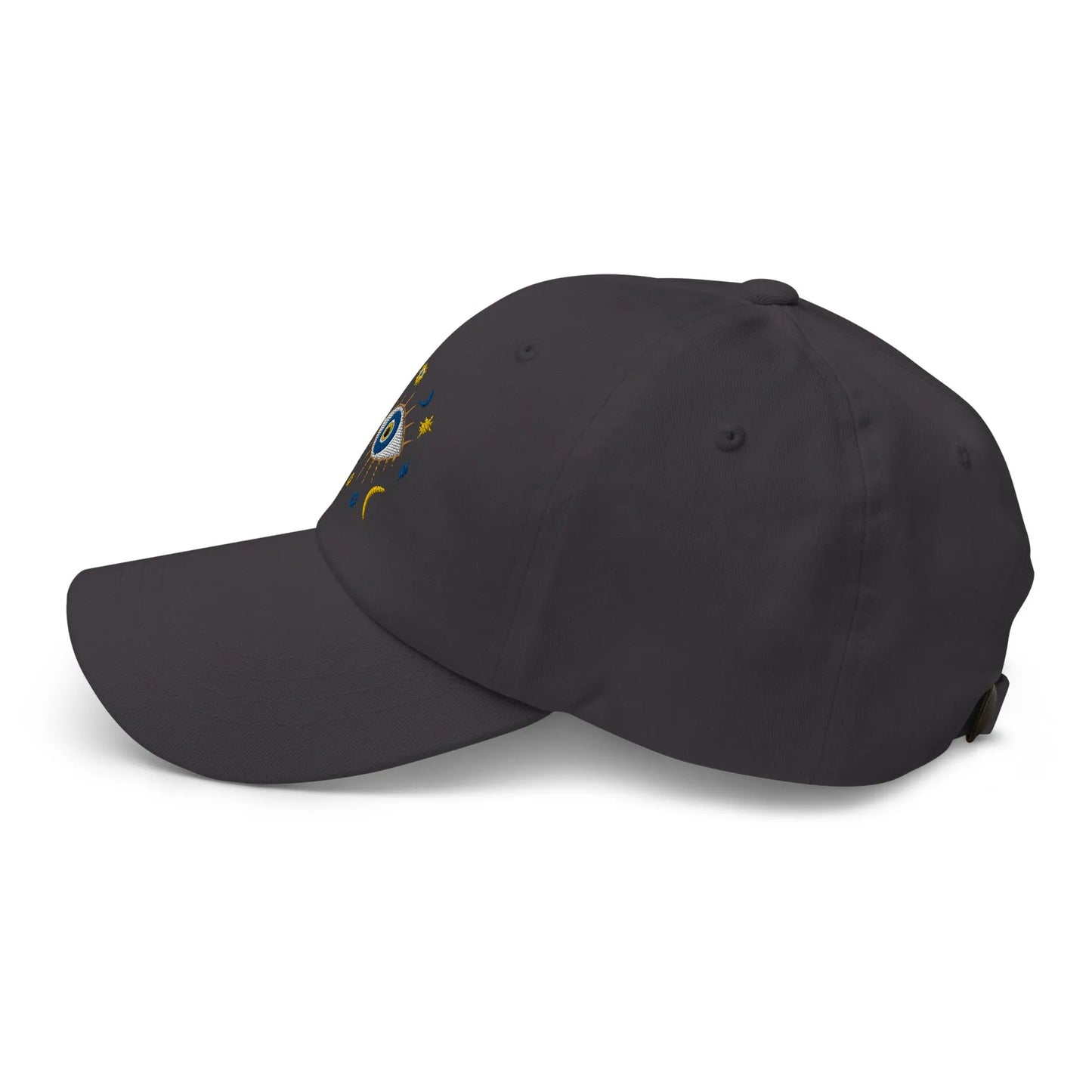 Greek Evil Eye Embroidered Dad Hat - The Global Wanderer