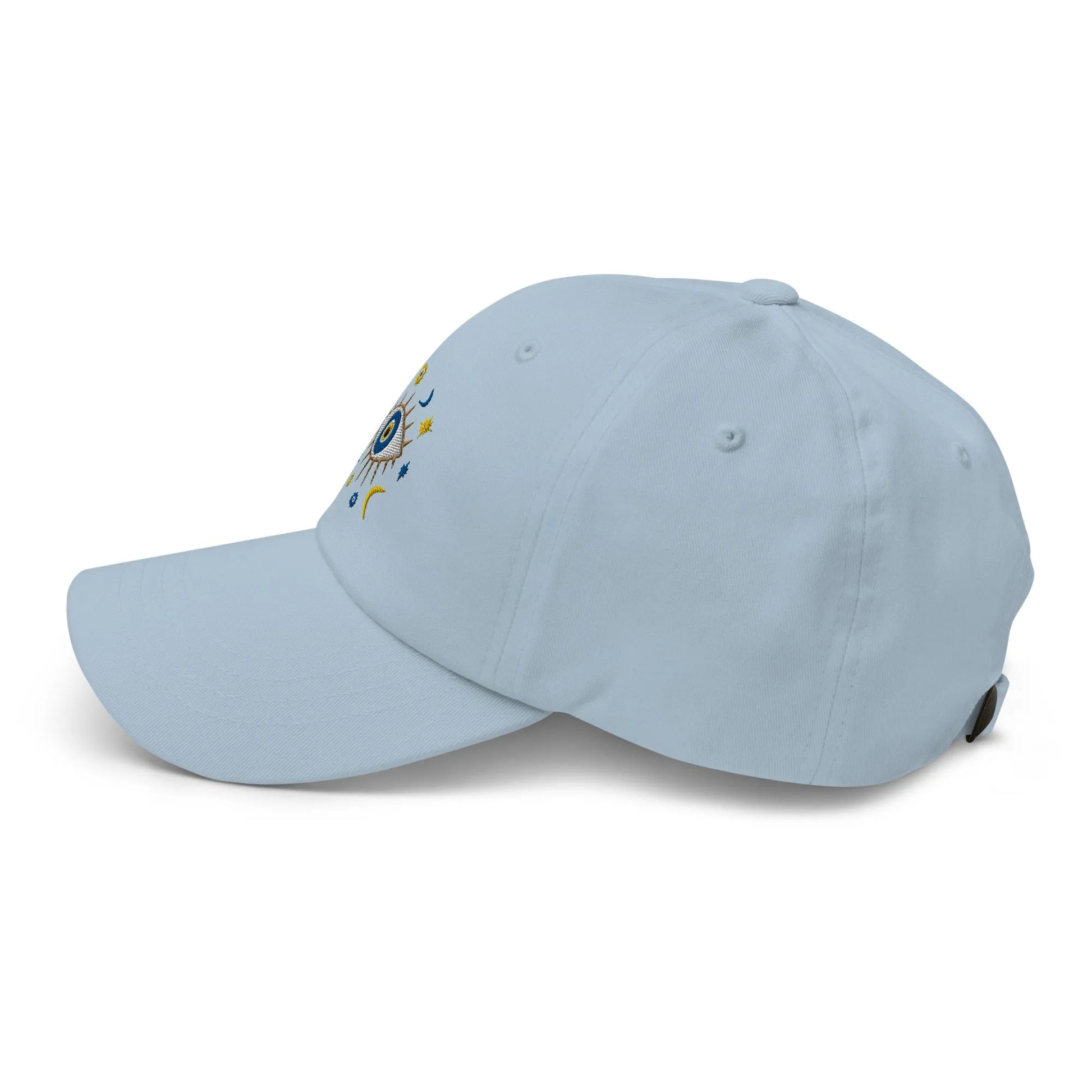 Greek Evil Eye Embroidered Dad Hat - The Global Wanderer